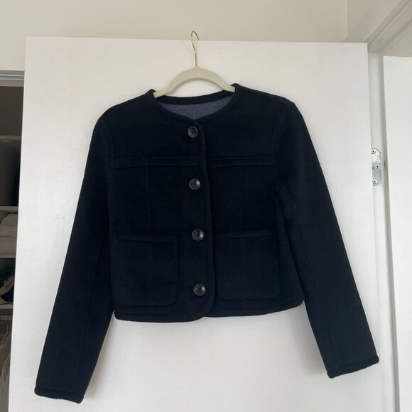 Proenza Schouler Cashmere Blend Reversible Melton Jacket - Picture 7 of 12